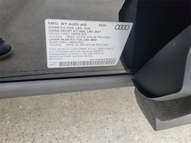 new 2024 Audi SQ8 e-tron car, priced at $94,880