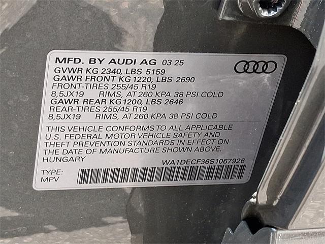 new 2025 Audi Q3 car, priced at $46,110