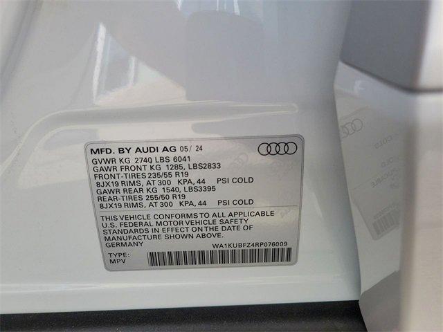 new 2024 Audi Q4 e-tron car, priced at $54,967