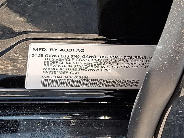 new 2025 Audi A8 car, priced at $106,755