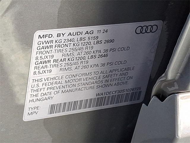 new 2025 Audi Q3 car, priced at $46,110