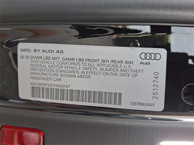 new 2026 Audi A6 car, priced at $81,340