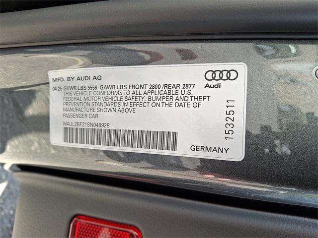 new 2025 Audi A6 car, priced at $71,965