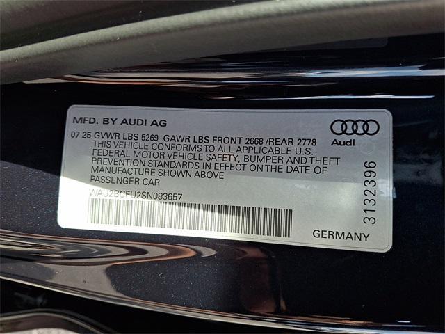 new 2025 Audi A5 car, priced at $56,905