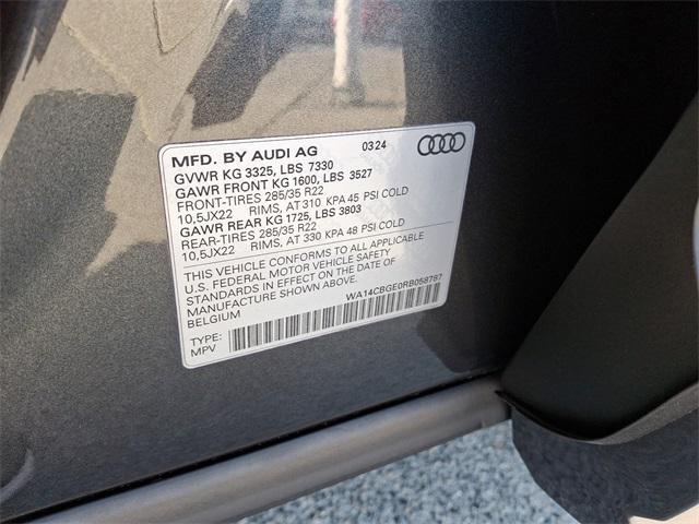 new 2024 Audi SQ8 car, priced at $98,880