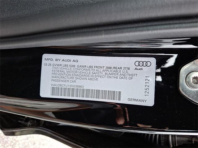 new 2025 Audi A5 car, priced at $57,575