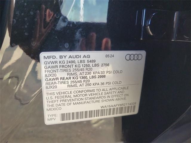 new 2024 Audi Q5 car, priced at $58,955