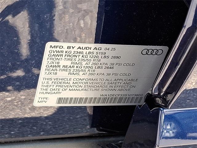 new 2025 Audi Q3 car, priced at $44,190