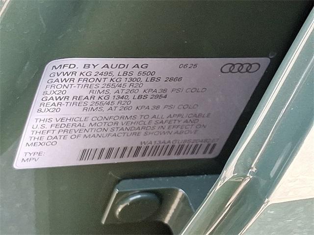 new 2025 Audi Q5 car, priced at $64,915
