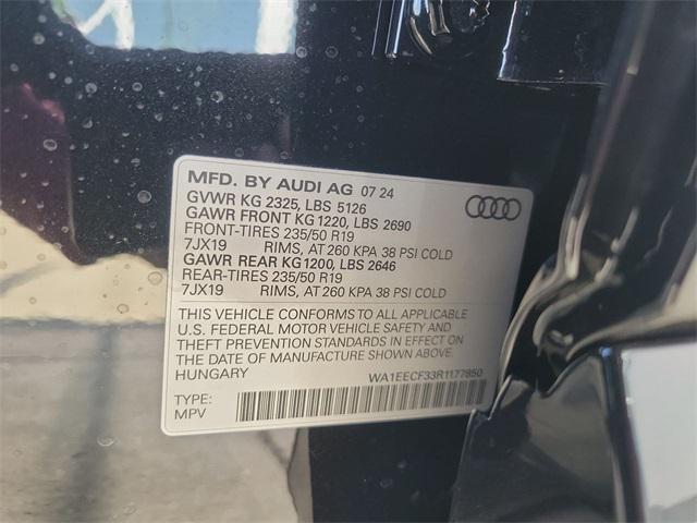 new 2024 Audi Q3 car, priced at $46,985