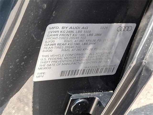 new 2025 Audi Q5 car, priced at $61,105