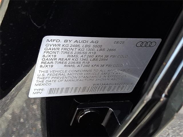 new 2025 Audi Q5 car, priced at $63,580