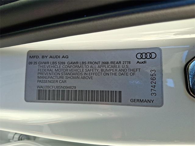 new 2025 Audi A5 car, priced at $55,955