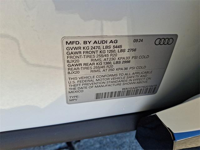 new 2025 Audi Q5 car, priced at $53,650