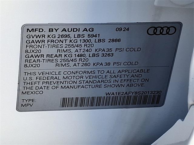 new 2025 Audi Q5 car, priced at $67,020