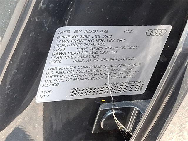 new 2025 Audi Q5 car, priced at $61,105