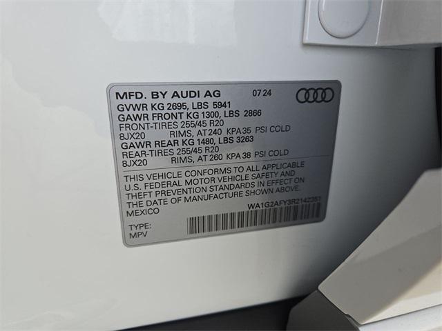 new 2024 Audi Q5 car, priced at $62,190