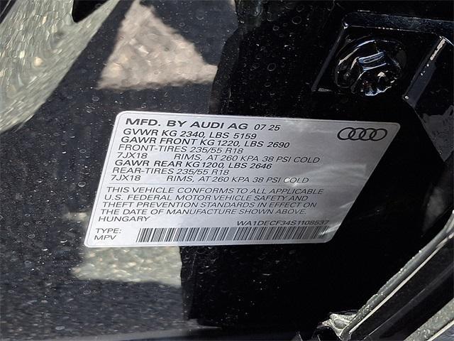 new 2025 Audi Q3 car, priced at $44,190