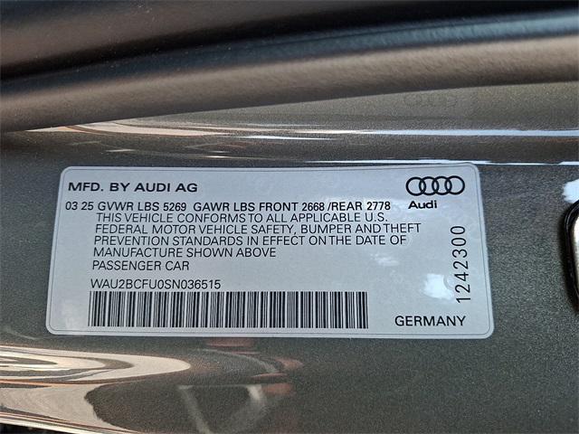 new 2025 Audi A5 car, priced at $57,575