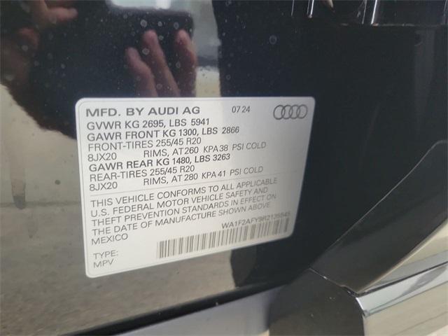 new 2024 Audi Q5 car, priced at $73,215