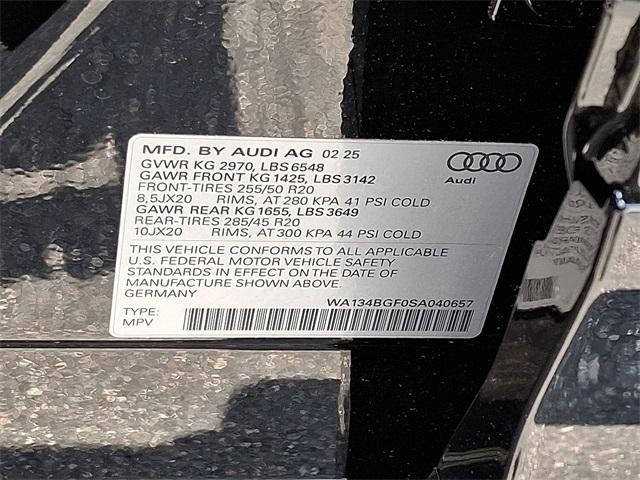 new 2025 Audi Q6 e-tron car, priced at $77,750