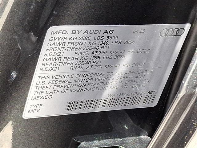 new 2025 Audi SQ5 car, priced at $73,595