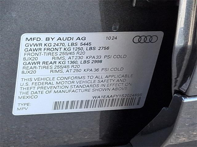 new 2025 Audi Q5 car, priced at $61,280