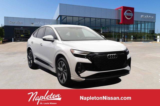 used 2023 Audi Q4 e-tron Sportback car, priced at $27,990