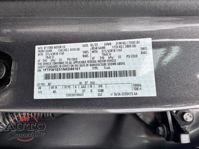 used 2022 Ford F-150 car, priced at $29,915