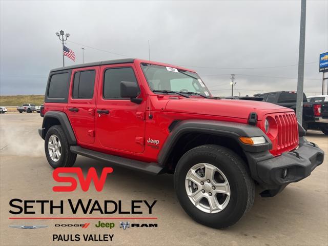 used 2020 Jeep Wrangler Unlimited car, priced at $29,670