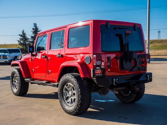 used 2015 Jeep Wrangler Unlimited car, priced at $18,722