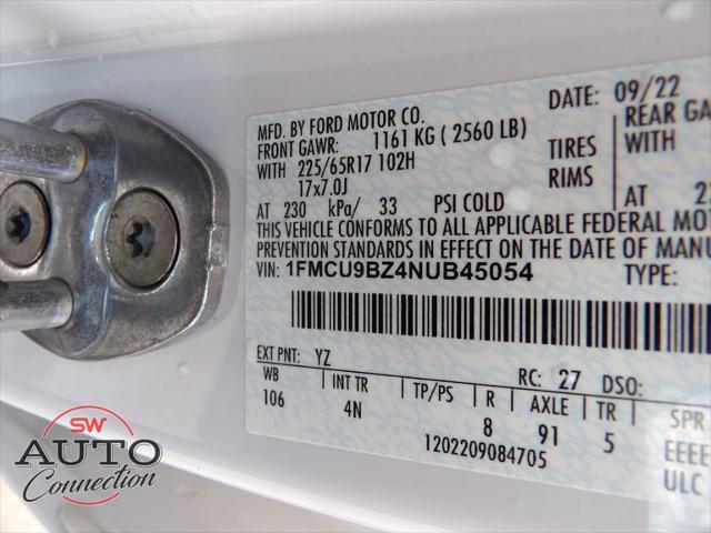used 2022 Ford Escape car, priced at $17,680