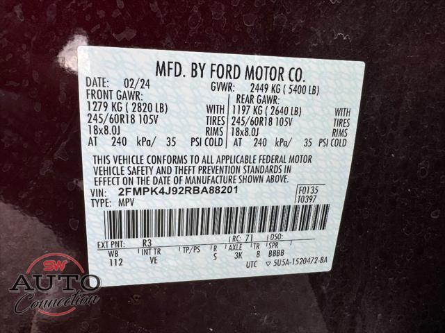 used 2024 Ford Edge car, priced at $24,920