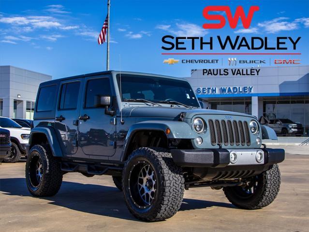 used 2015 Jeep Wrangler Unlimited car, priced at $22,558