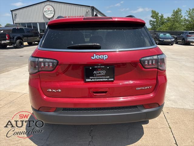 used 2021 Jeep Compass car, priced at $16,305