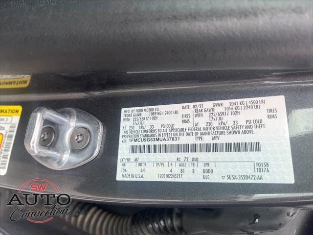 used 2021 Ford Escape car, priced at $15,990
