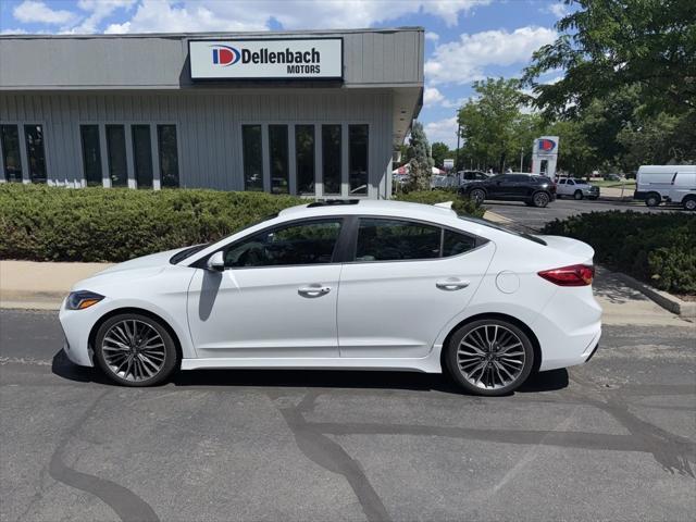 used 2018 Hyundai Elantra car, priced at $15,242