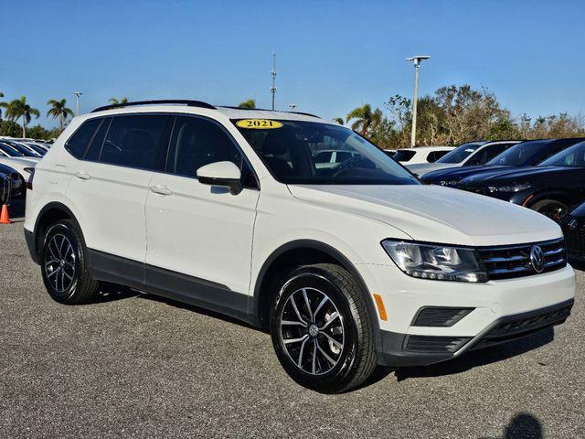 used 2021 Volkswagen Tiguan car, priced at $19,593