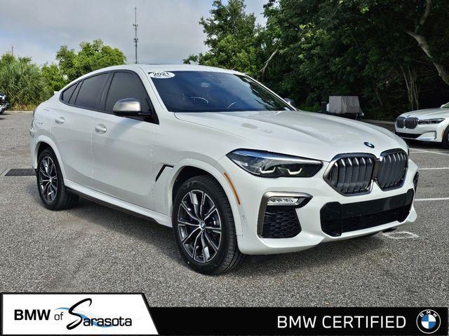 used 2021 BMW X6 car, priced at $59,251