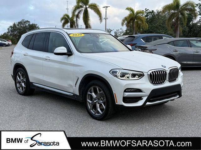 used 2020 BMW X3 car, priced at $27,621