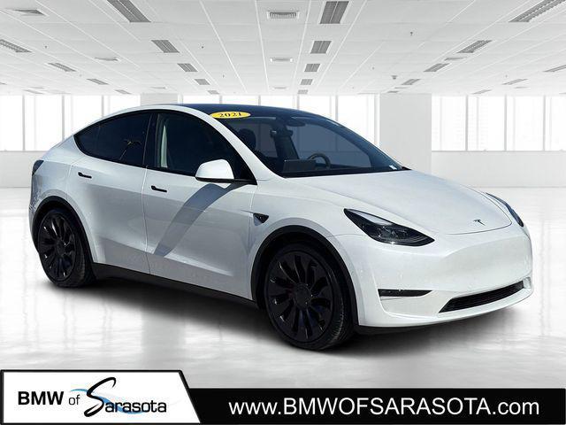 used 2021 Tesla Model Y car, priced at $27,987