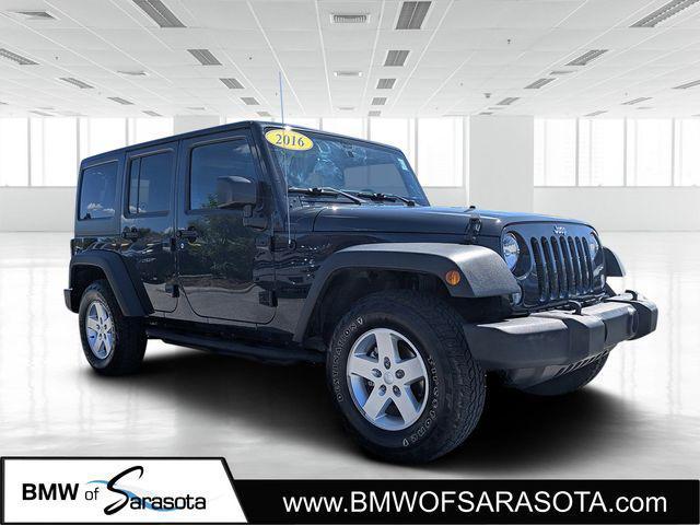 used 2016 Jeep Wrangler Unlimited car, priced at $19,432