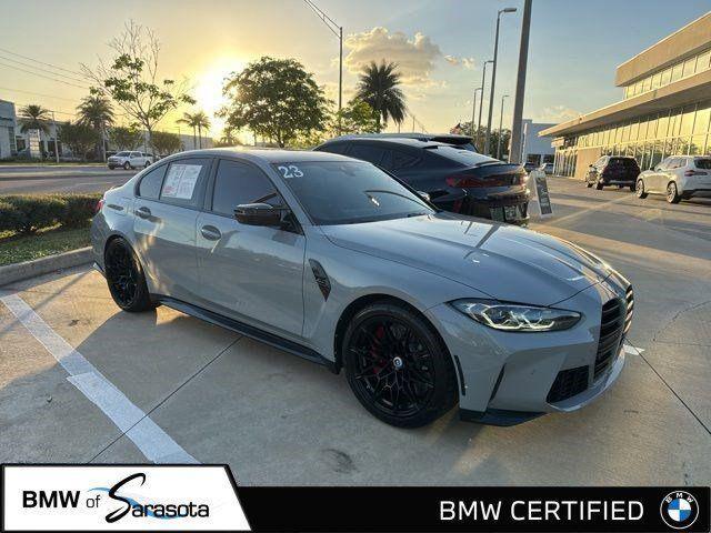 used 2023 BMW M3 car, priced at $85,431