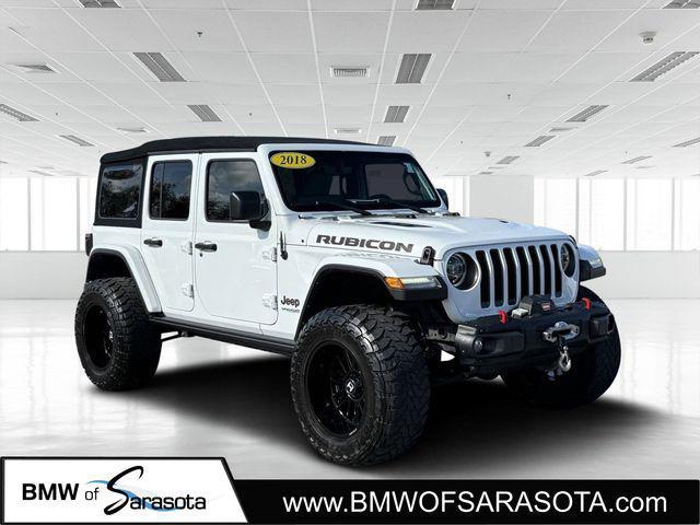 used 2018 Jeep Wrangler Unlimited car, priced at $31,831