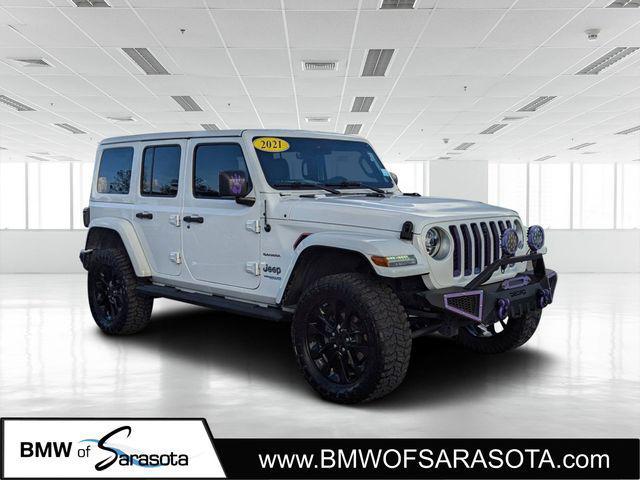 used 2021 Jeep Wrangler Unlimited 4xe car, priced at $27,991