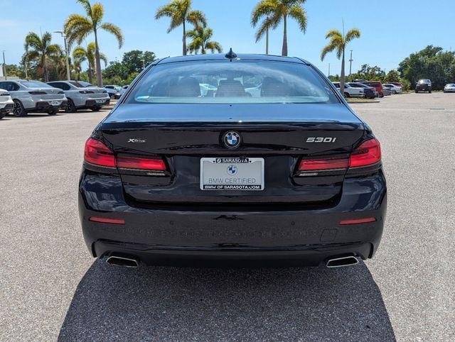used 2021 BMW 530 car, priced at $34,252
