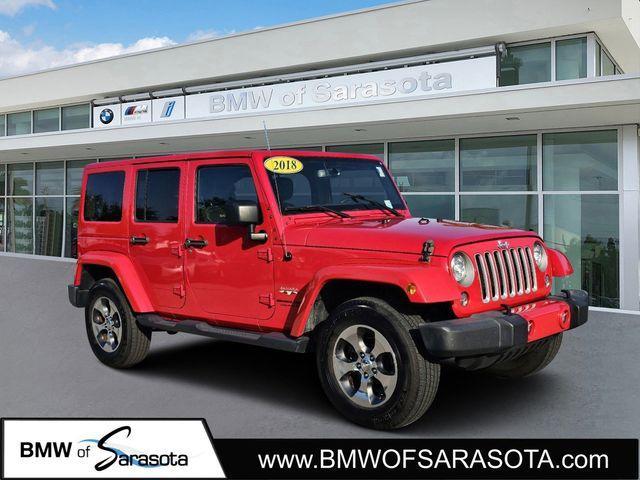 used 2018 Jeep Wrangler JK Unlimited car, priced at $22,991