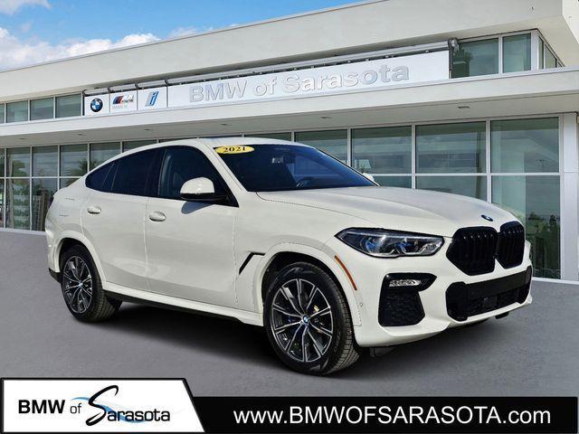 used 2021 BMW X6 car, priced at $60,673