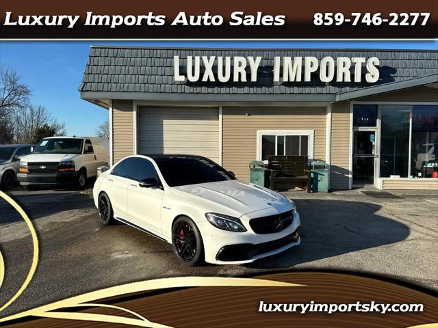 used 2017 Mercedes-Benz AMG C 63 car, priced at $36,900