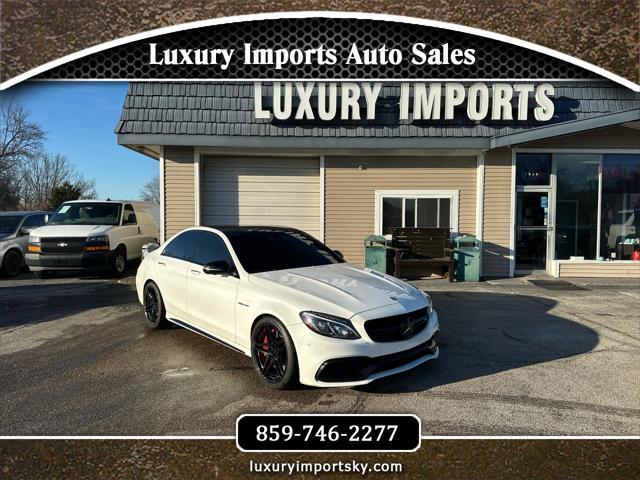 used 2017 Mercedes-Benz AMG C 63 car, priced at $36,900